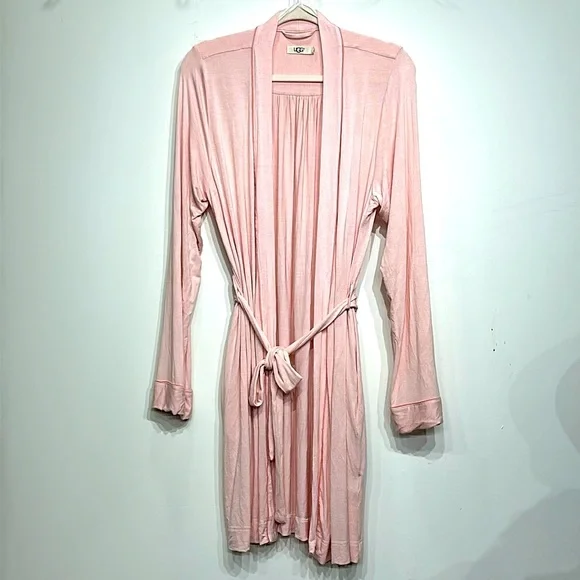 UGG Aldridge Mini-Striped Knit Wrap Robe - Picture 4 of 16